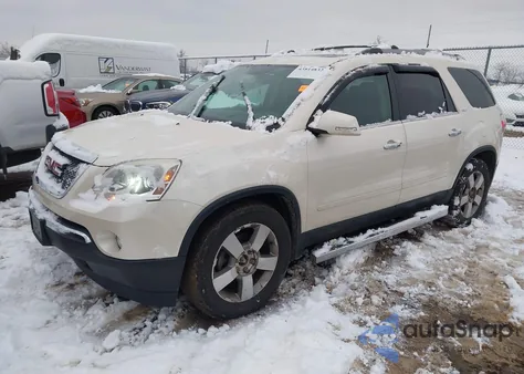 2010 GMC Acadia Slt-2 z USA, uszkodzony, nr VIN 1GKLVNED9AJ256743